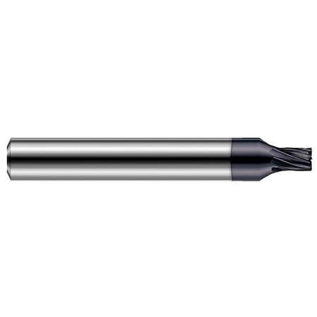 Harvey Tool 3/16 Cutter dia. x1/64 in. Radius x 1 in.Carbide Corner Radius End Mill for Hard Milling, 7 Flutes 723212-C6